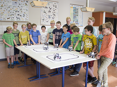 14 Schüler haben am Robotics-Workshop des SFZ Osnabrück in Bersenbrück teilgenommen