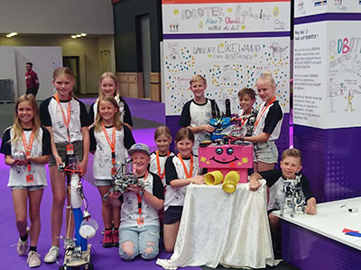SFZ Robotics Team der Grundschule Glane auf der IdeenExpo